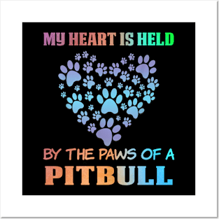 Cute pitbull dog Posters and Art